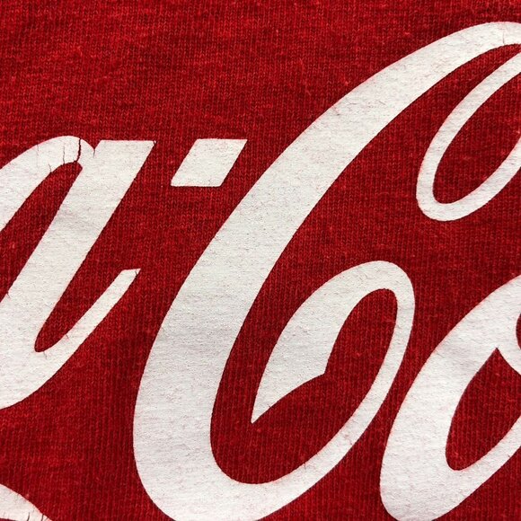 2 Coca-Cola T-Shirts Men's XL Lot oF Two Red Short Sleeve Logo Graphic Tee - Picture 14 of 16